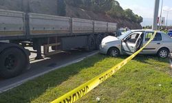 Çan‘da trafik kazası: 1 ölü 1 yaralı