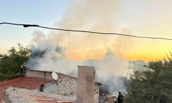 Çardakta çıkan yangın eve sıçradı, anneannenin dikkati torunları kurtardı