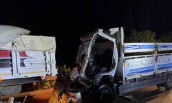 Çorum’da tırla çarpışan kamyonun sürücüsü hayatını kaybetti