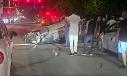 Elazığ’da kontrolden çıkan otomobil takla attı: 1 yaralı