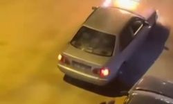 Elazığ’da seyir halindeki otomobil yandı