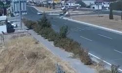 Elazığ’daki kaza güvenlik kameralarına yansıdı