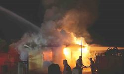 Hisarcık’ta bağ evinde korkutan yangın