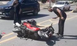 Karabük’te otomobille çarpışan motosikletli yaralandı
