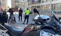 Karaman’da polisin motosiklet denetimleri devam ediyor