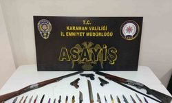 Karaman’da uyuşturucu ve silahlar ele geçirildi: 13 kişi tutuklandı