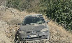 Karayoluna dökülen mıcır kazaya neden oldu