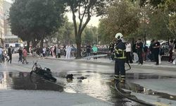 Kastamonu’da seyir halindeki motosiklet alev alev yandı