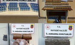 Kayseri’de 2 bin 375 paket kaçak sigara ele geçirildi