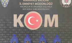 Kırıkkale’de kargo paketinde 20 litre etil alkol ele geçirildi