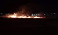 Konteynerler bölgesinde yangın