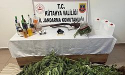 Kütahya’da jandarmadan uyuşturucu ve kaçakçılık operasyonu