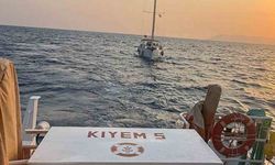 Makine arızası nedeniyle sürüklenen tekne kurtarıldı