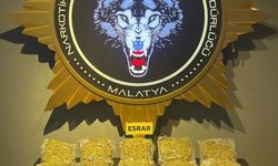 Malatya’da 12 kilo 800 gram esrar ele geçirildi