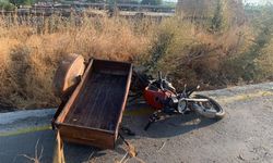 Manisa’da kamyonetle sepetli motosiklet çarpıştı: 1 ölü
