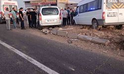 Mardin’de zincirleme trafik kazası: 9 yaralı