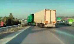 Mersin otoyolda zincirleme kaza kamerada