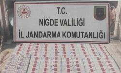 Niğde’de yol kontrolünde 370 paket kaçak sigara ele geçirildi