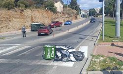 Otomobil ile motosiklet çarpıştı: 1 yaralı