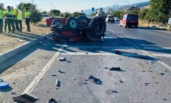 Otomobilin çarptığı traktör sürücüsü hayatını kaybetti