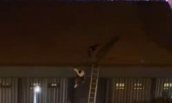 Özel güvenlik görevlileri, konseri kaçak izleyen genci çatıdan aşağı attı