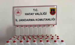 Samandağ’da 200 litre etil alkol ele geçirildi