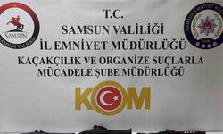 Samsun’da etnografik silah operasyonu: Tabanca, kama ve kılıç ele geçirildi