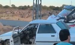 Siverek’te otomobil ile kamyonet çarpıştı: 2 yaralı