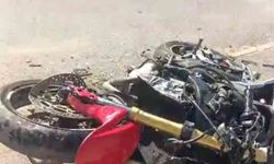 Tamir ettiği motosikletle test sürüşü sırasında kaza yaptı