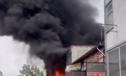 Tekirdağ’da sanayi sitesinde korkutan yangın