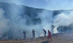 Tunceli’de kırsal alanda çıkan yangın söndürüldü: Soğutma çalışmaları sürüyor
