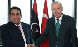 Erdoğan, Libya Başkanlık Konseyi Başkanı Menfi'yi kabul etti