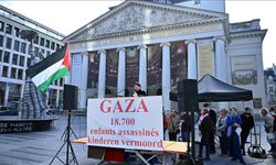 Brüksel'de Gazzeli çocukların isimlerini okudu