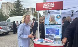 CHP Nilüfer Kongresi’nde Çağan Ata için dayanışma standı