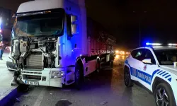 Kontrolden çıkan TIR park halindeki araçları biçti