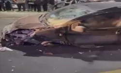 Araç, motosiklet ve bisiklet birbirine girdi!