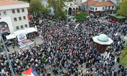 Bursalılar Gazze için meydanlara indi