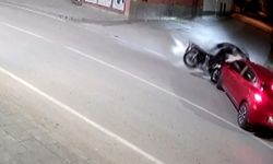 Afşin’de otomobil ile motosiklet çarpıştı: 1 yaralı