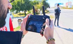 Aksaray’da dron destekli kırmızı ışık denetimi