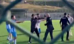 Amatör lig maçında çıkan tartışmayı polis biber gazıyla bastırdı
