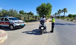 Antalya’da jandarmadan motosiklet denetimi