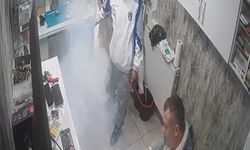 Arızalanan batarya tamir edilirken alev aldı