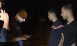 Balık tutmak için indiler, falezlerde mahsur kaldılar