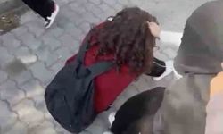 Balıkesir’de okul yakınında kız öğrencilerin kavgası kameraya yansıdı