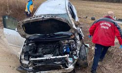 Balıkesir’de trafik kazası: 2 yaralı