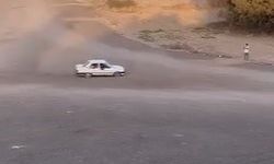 Biri drift attı, diğeri onu kayda aldı
