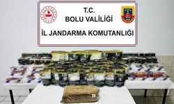Bolu’da 35 bin kaçak makaron ele geçirildi