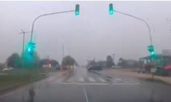 Bolu’da yağışlı havada kaza ucuz atlatıldı
