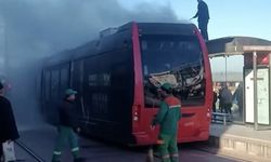 Bursa’da İpek Böceği tramvayında yangın paniği