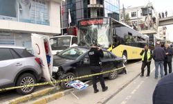 Çekmeköy’de İETT otobüsü durağa daldı